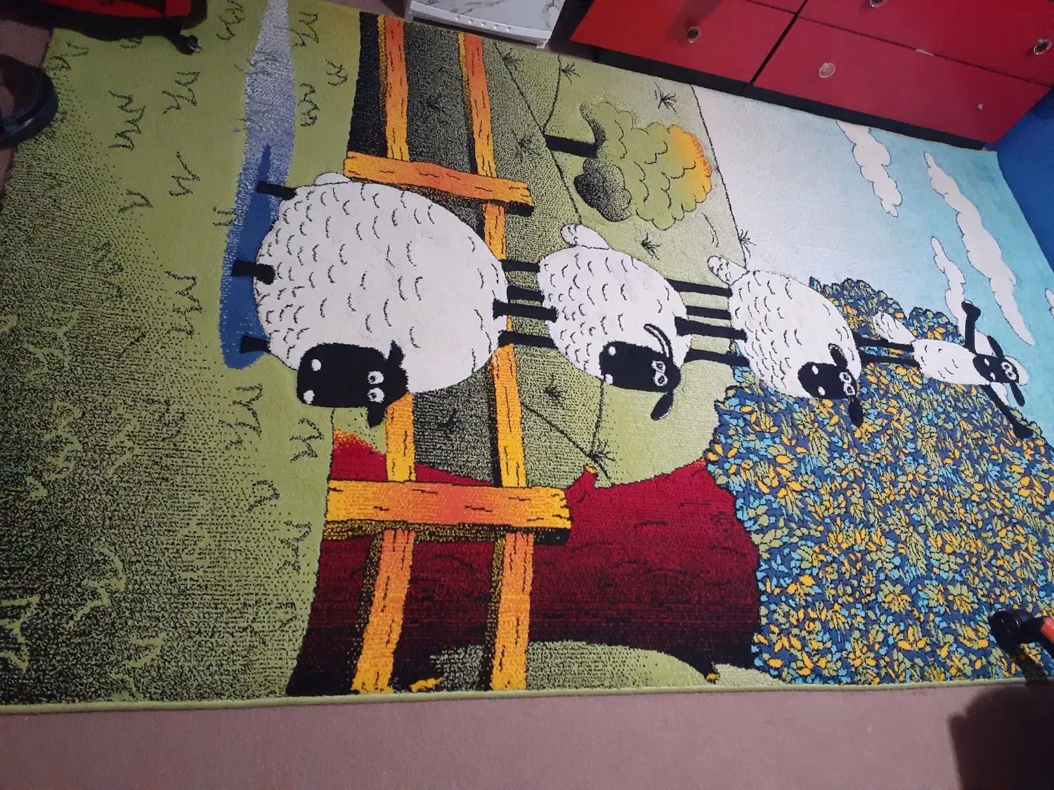 فرش ۴متری تمیز|فرش|مهاجران, |دیوار