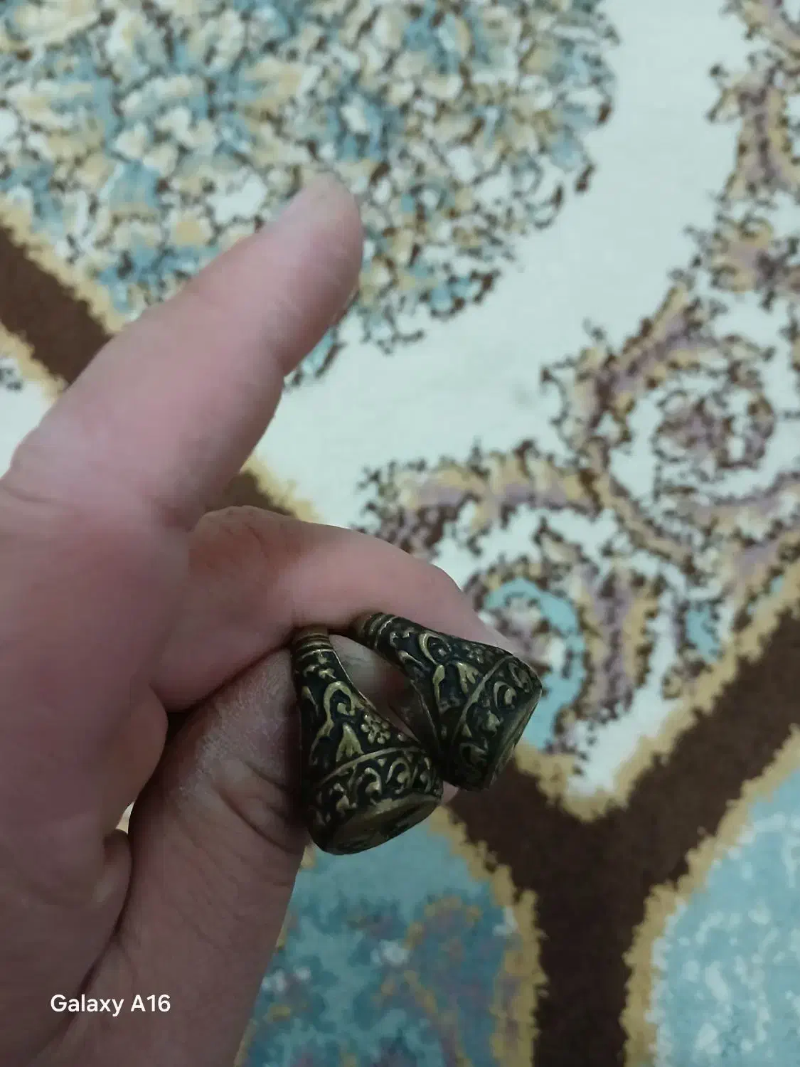 انگشتر شیرنشان و مهر|کلکسیون اشیاء عتیقه|میاندوآب, |دیوار