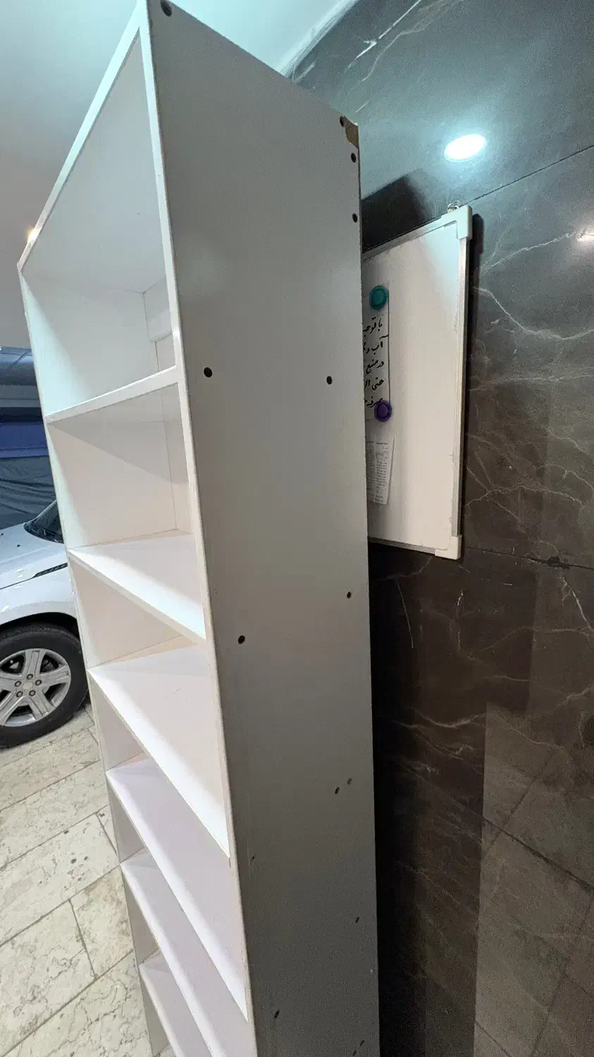 کتابخانه|کتابخانه، شلف، قفسه‌های دیواری|کرج, گلستان|دیوار