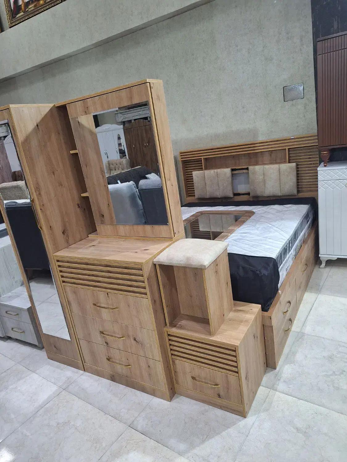 سرویس خواب با کیفیت|تخت و سرویس خواب|سمنان, |دیوار