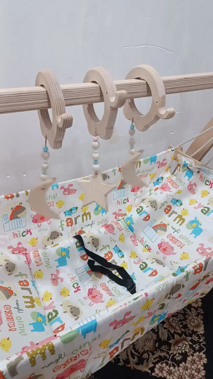 ننو چوبی|اسباب و اثاث بچه|دزفول, |دیوار