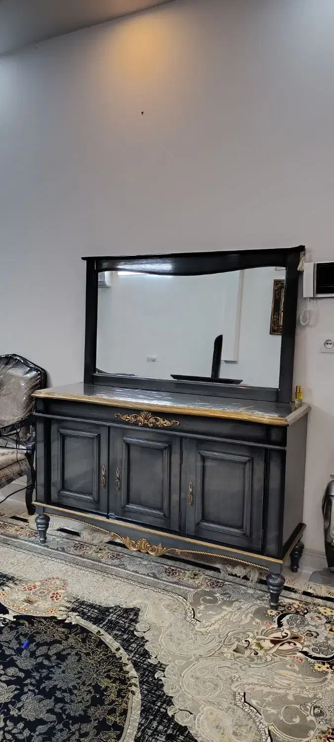 میز تلویزیون آیینه کنسول|بوفه، ویترین، کنسول|چناران, |دیوار