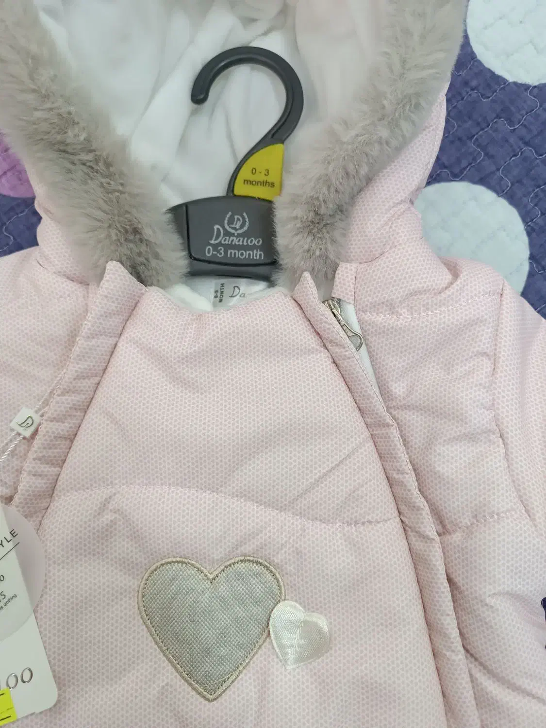 کاپشن سرهمی بچه گانه دخترانه نوزادی دانالو Danaloo|کفش و لباس بچه|برخوار, |دیوار