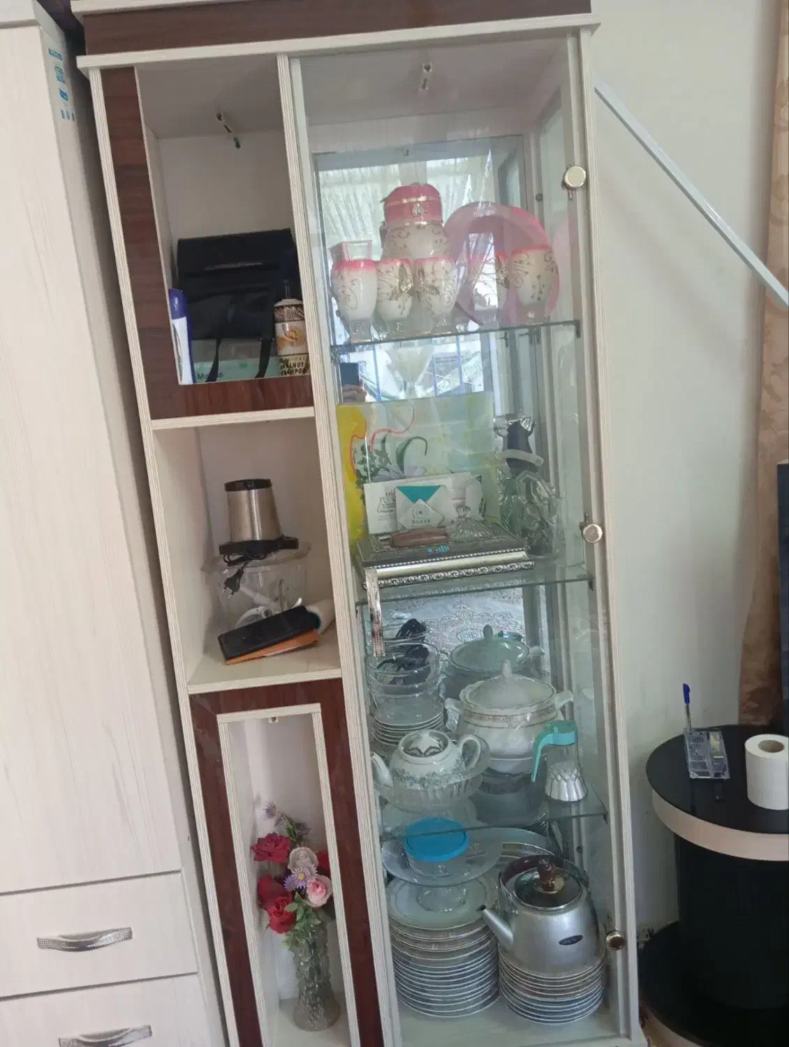 بوفه|بوفه، ویترین، کنسول|آشخانه, |دیوار