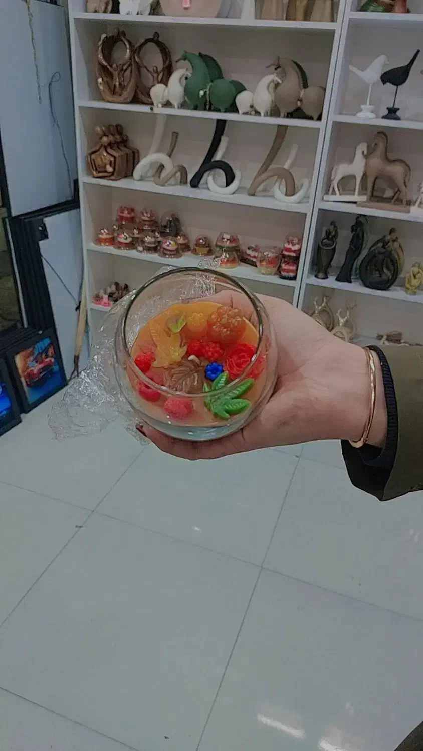 انواع شمع|صنایع دستی و سایر لوازم تزئینی|قم, ولیعصر|دیوار