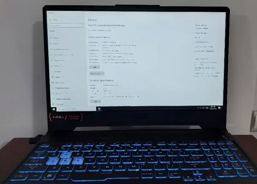 لپ تاپ asus tuf gaming fx506h|رایانه همراه|تهران, گلستان (شهرک راه آهن)|دیوار