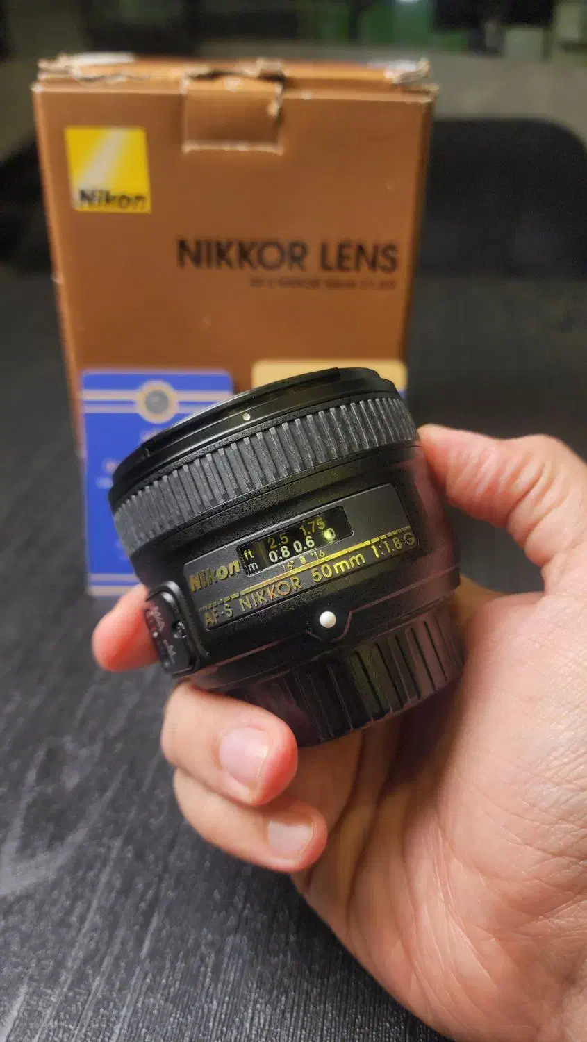 لنز نیکون Nikoor 50mm F1.8 G|دوربین عکاسی و فیلمبرداری|تهران, فردوسی|دیوار
