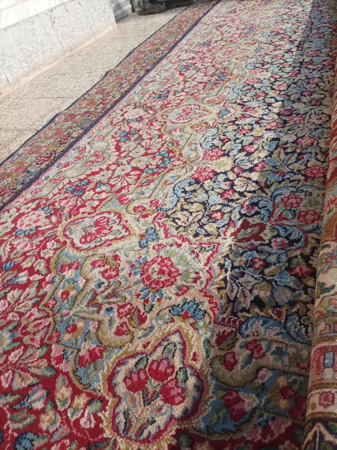 قالی دستباف|فرش|کرمان, |دیوار
