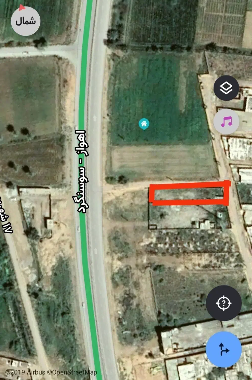 حمیدیه جادیه سوسنگرد ورودیه حمیدیه|فروش زمین و ملک کلنگی|حمیدیه, |دیوار