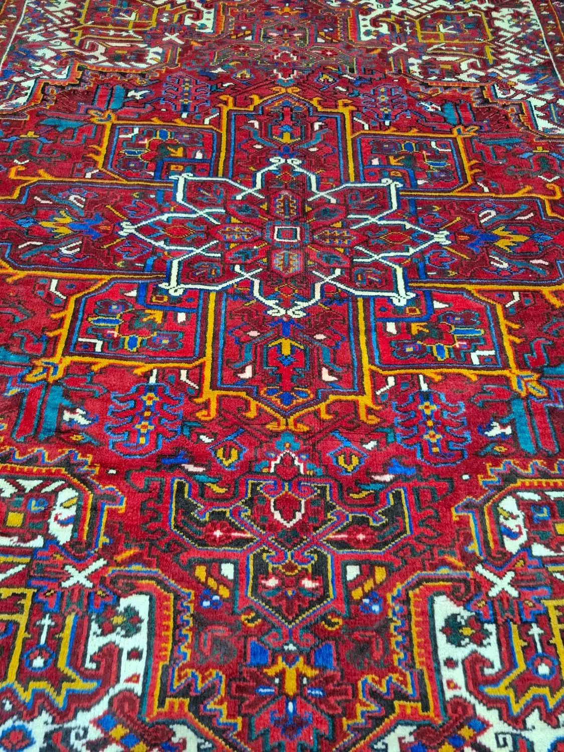 فرش دستباف هریس مربع خوشقواره|فرش|تهران, حر|دیوار