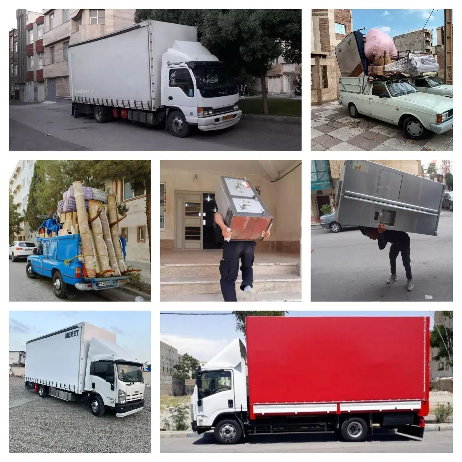 باربری حمل ونقل واسباب کشی خانه با کارگر وماشین|خدمات حمل و نقل|سقز, |دیوار
