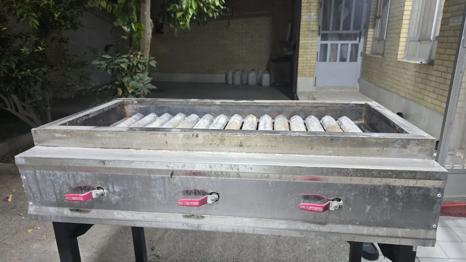 کباب پز گازی استیل رستورانی ۵۰*۱۰۰|کافیشاپ و رستوران|بافق, |دیوار