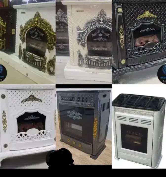 شومینه هوشمند طرح نوین Gaz800|بخاری، هیتر، شومینه|رشت, رودباری|دیوار