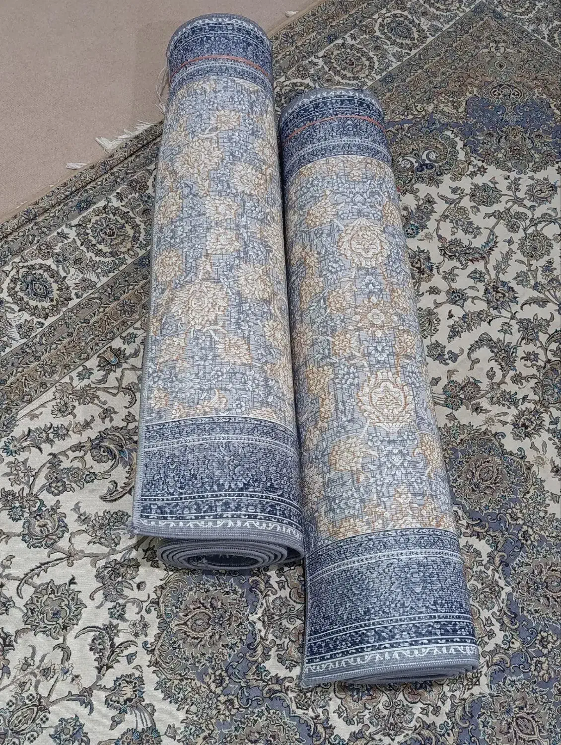 کناره فرش۲تا نونو استفاده نشده طرح نقش جدید|فرش|کرمانشاه, |دیوار