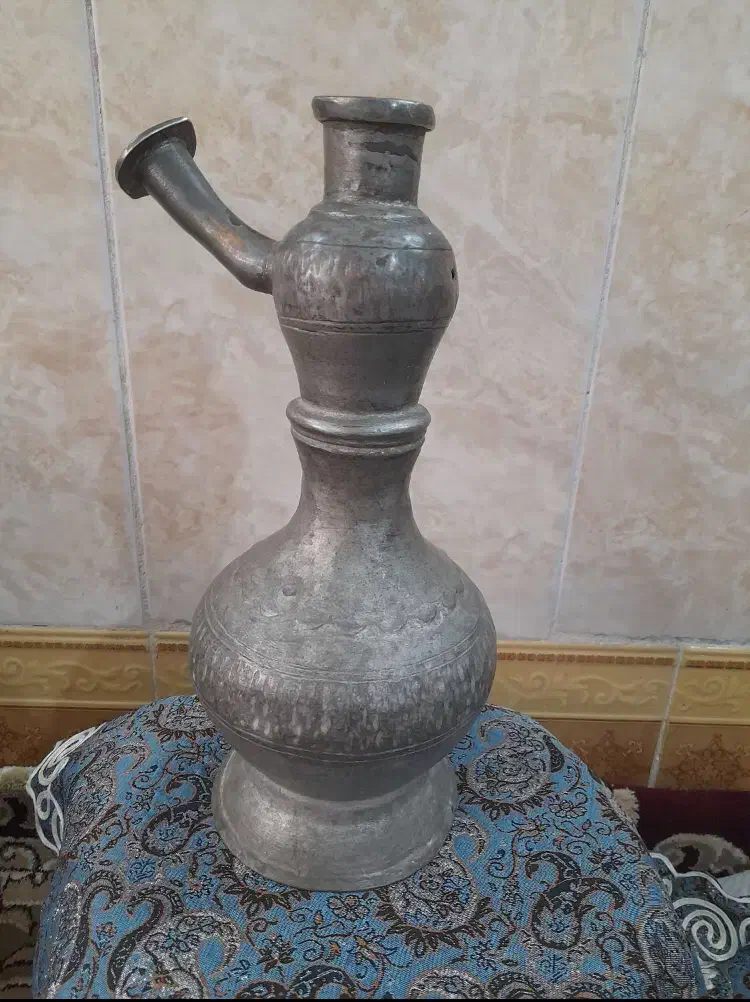 کتری مسی(امیرخانی)قلیون مسی|کلکسیون اشیاء عتیقه|تربت‌حیدریه, اندیشه|دیوار