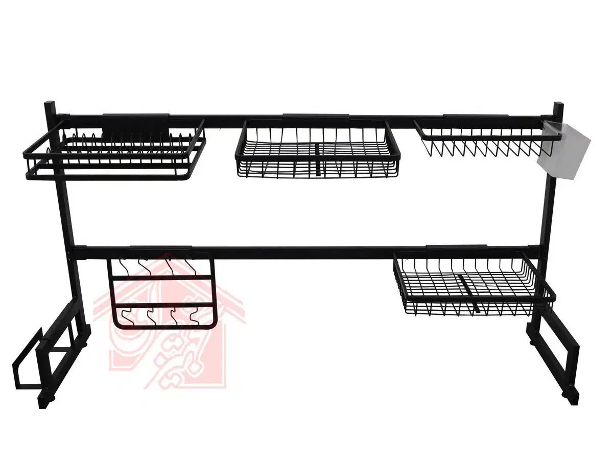 آبچکان روی سینک آلومینیومی مشکی|آبچکان و نظمدهنده ظروف|تهران, خاک سفید|دیوار
