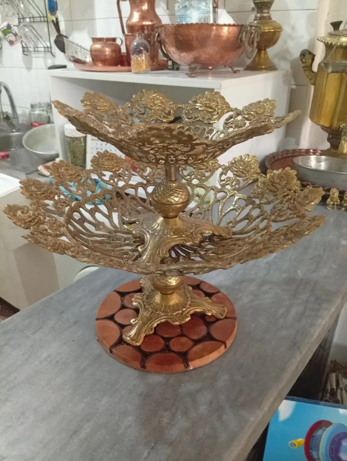 میوه خوری سایز بزرگ و کوچک جنس برنج|ظروف سرو و پذیرایی|اسلام‌شهر, شهرک قائمیه|دیوار