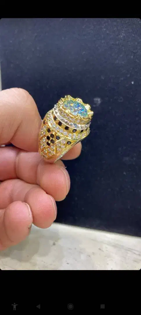 انگشتر نقره موزانایت|جواهرات|رباطکریم, نوده|دیوار