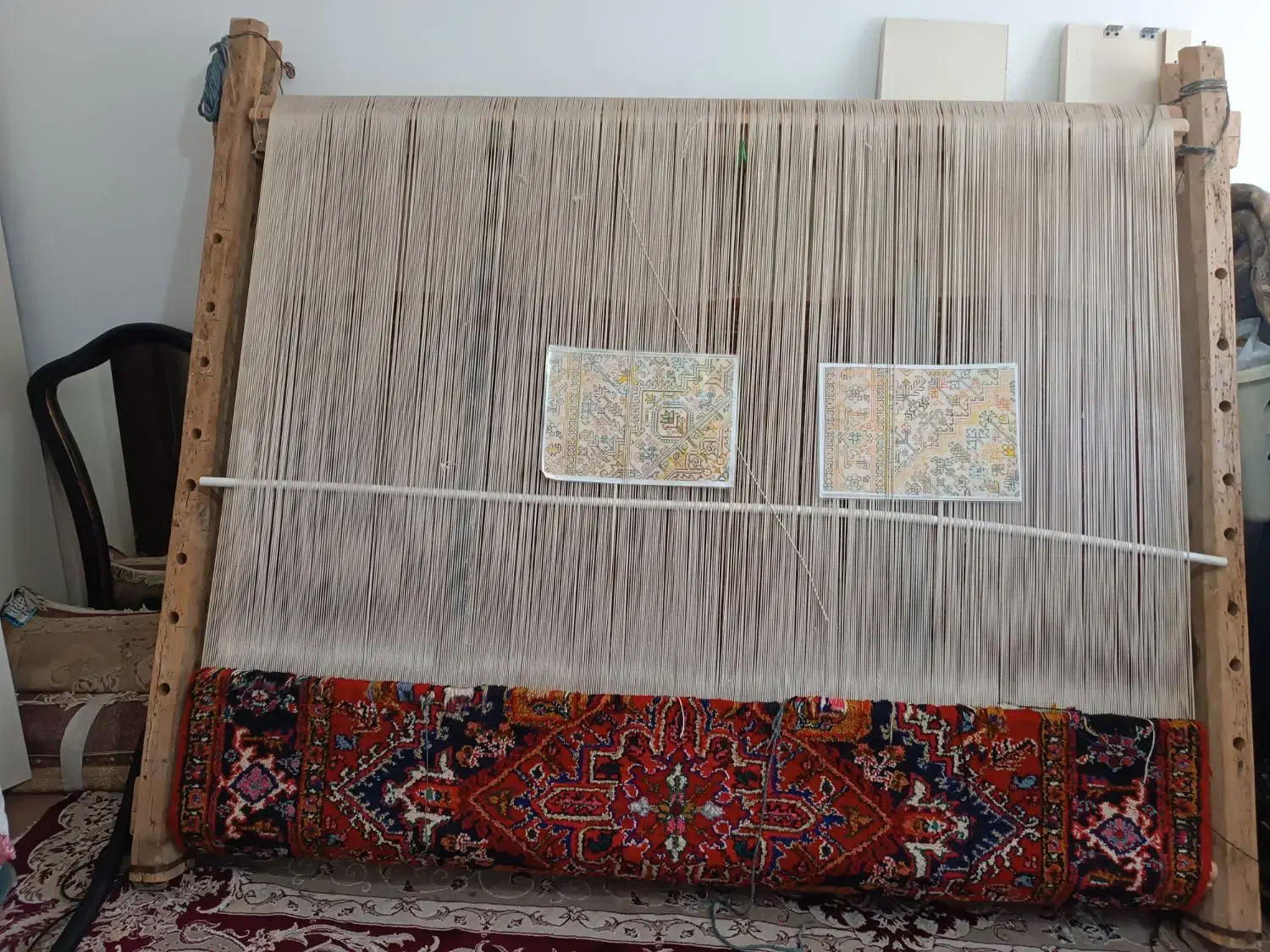 دار قالی|تابلو فرش|قم, علی آباد سعدگان|دیوار