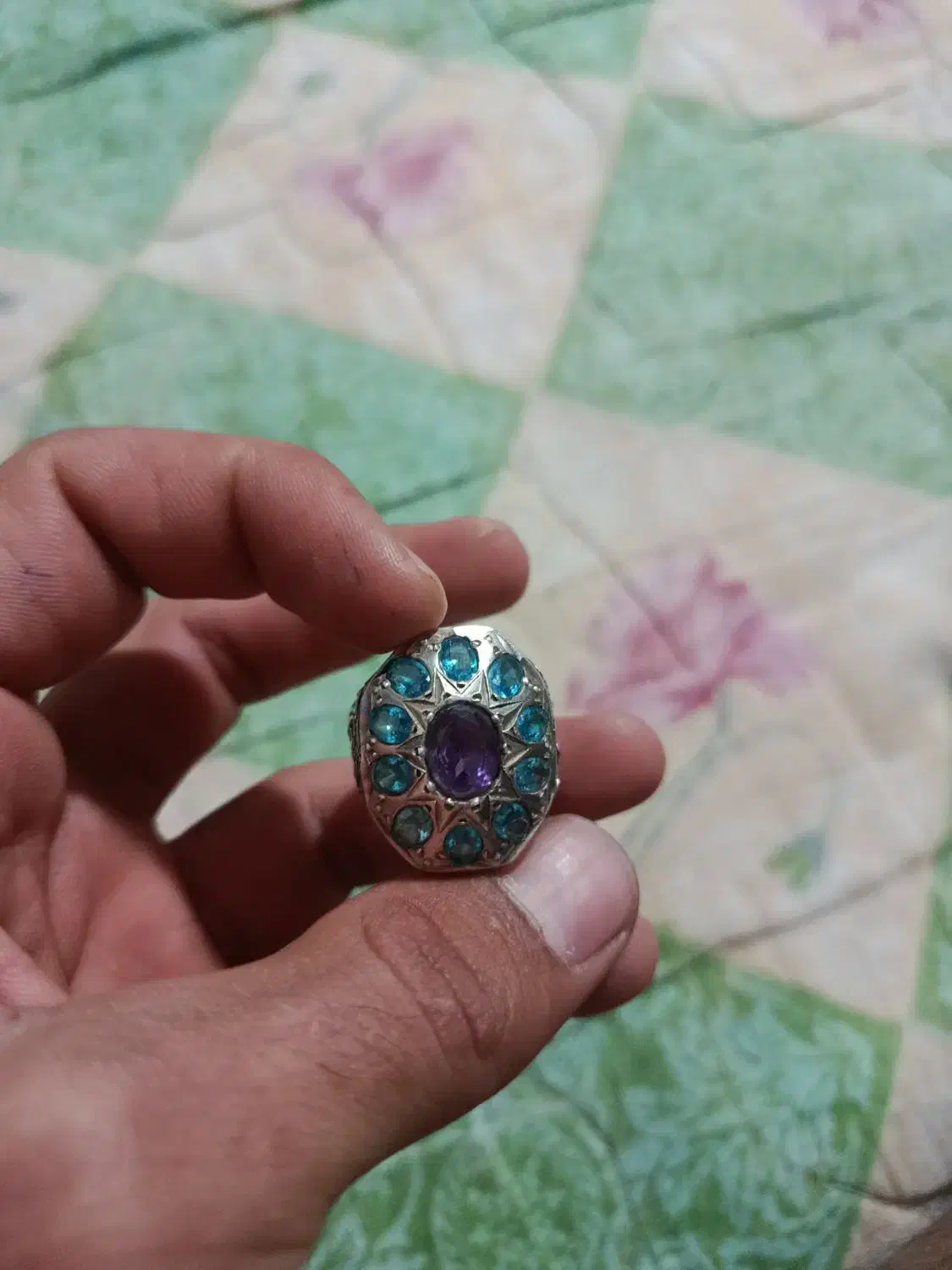 انگشتر نقره|کلکسیون اشیاء عتیقه|زاهدان, |دیوار