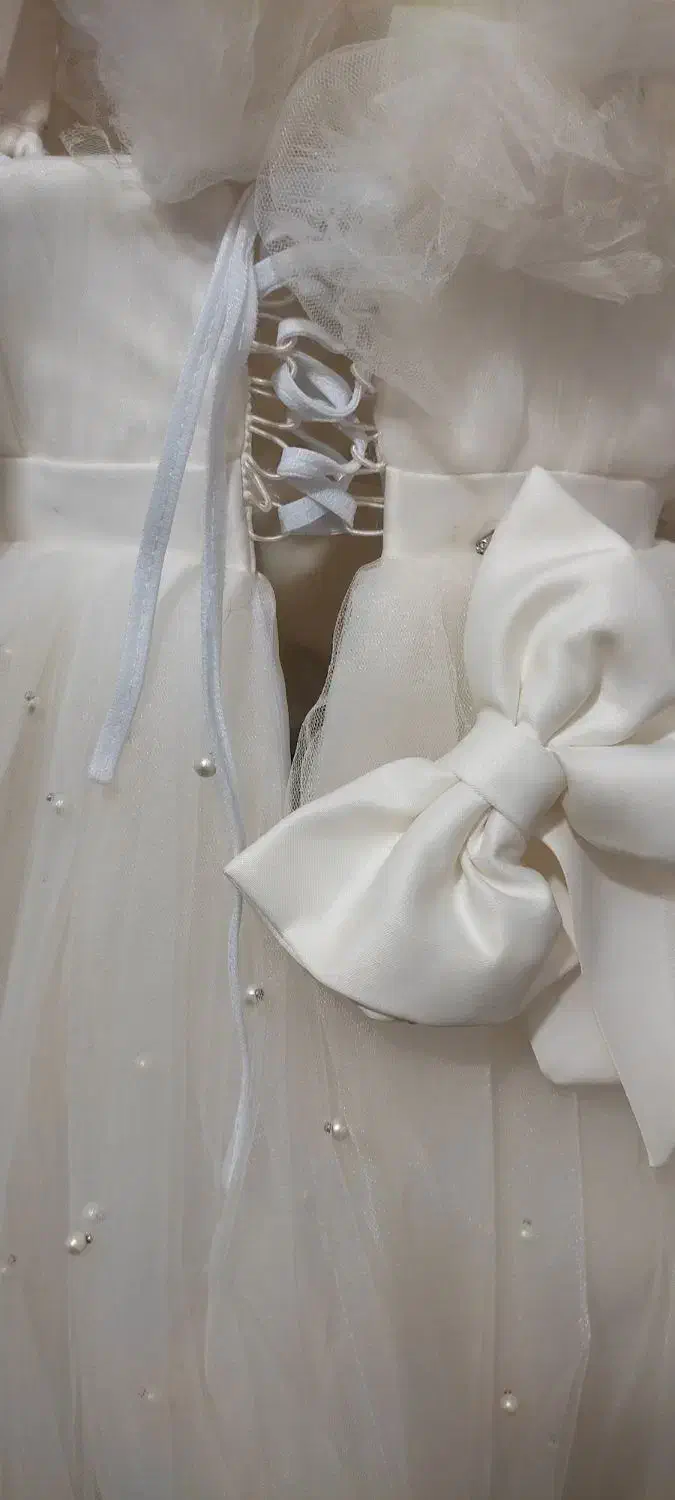 لباس عروس دخترونه در حد نو|کفش و لباس بچه|ساوه, |دیوار