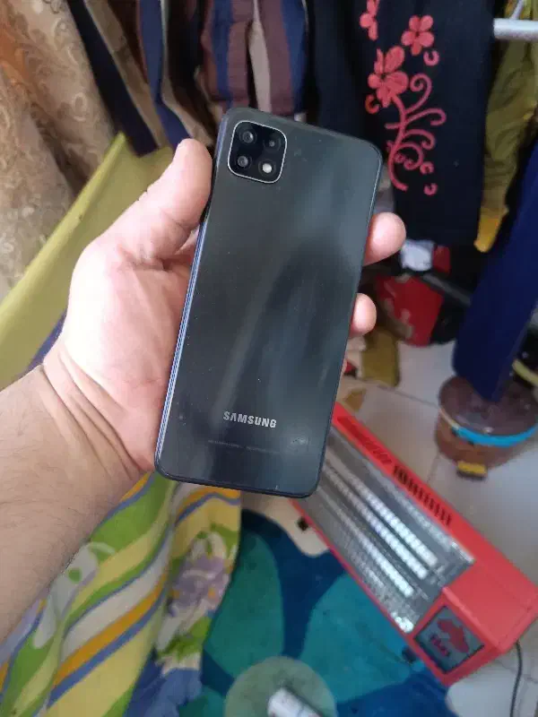 گوشی موبایل a22 6B 5g کارکرده با جعبه بی شارژر|موبایل|رشت, کوی مهر|دیوار