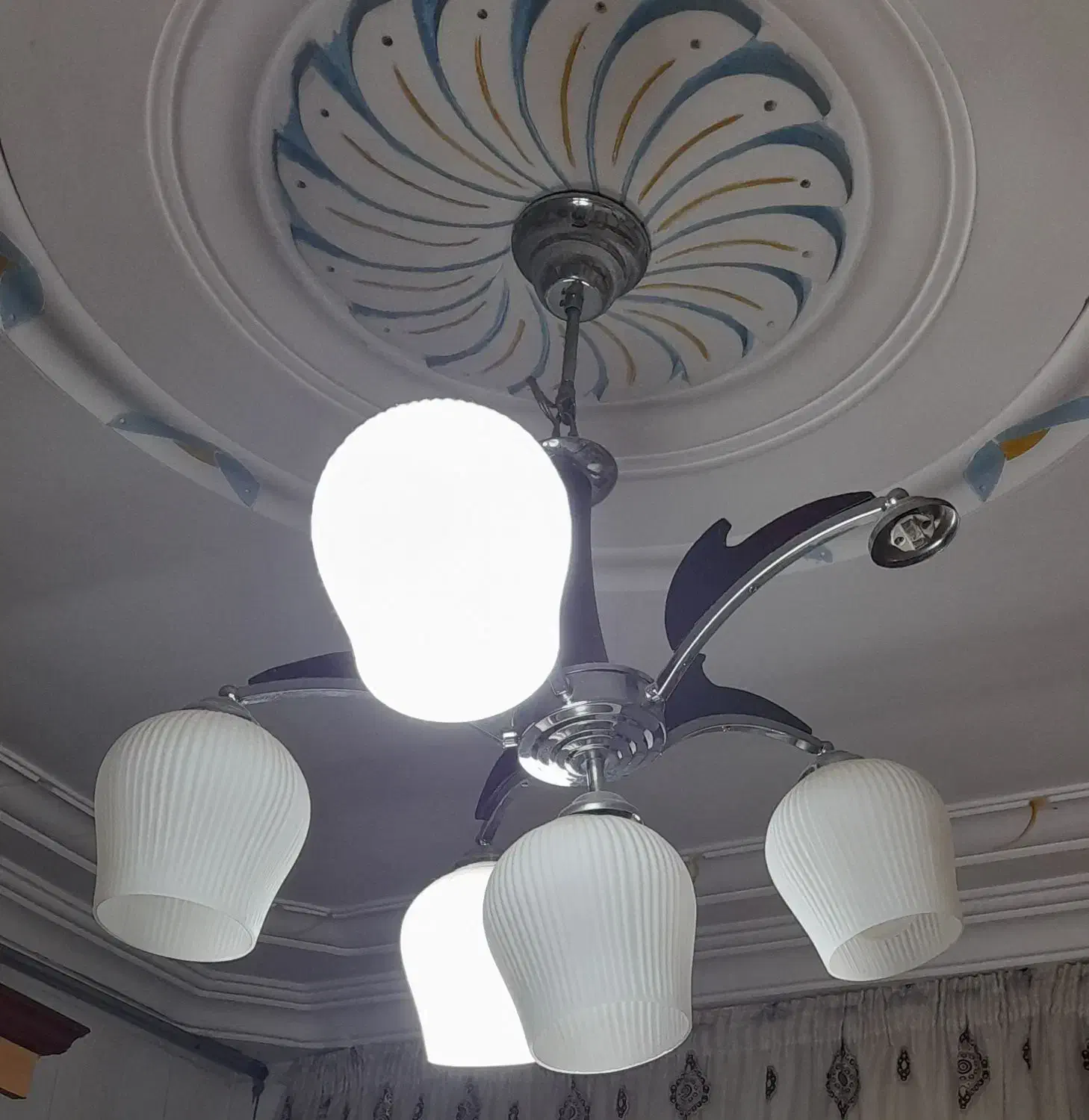 لوستر آویز ۶ شعله|لوستر و چراغ آویز|ارومیه, |دیوار