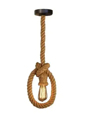 حراج چراغ آویز مدل طناب کنفی|لوستر و چراغ آویز|ارومیه, |دیوار