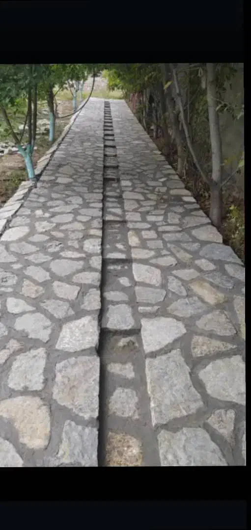 سنگ لاشه ورقه ای صخره ای ابنما|مصالح و تجهیزات ساختمان|فردیس, قریشی|دیوار