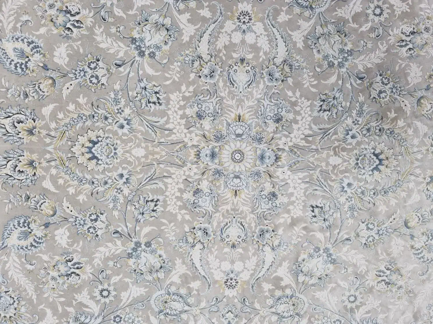 فرش ۹متری ۱۲۰۰ شانه گل برجسته قیطران ۲عددی|فرش|آستانه سرا, |دیوار