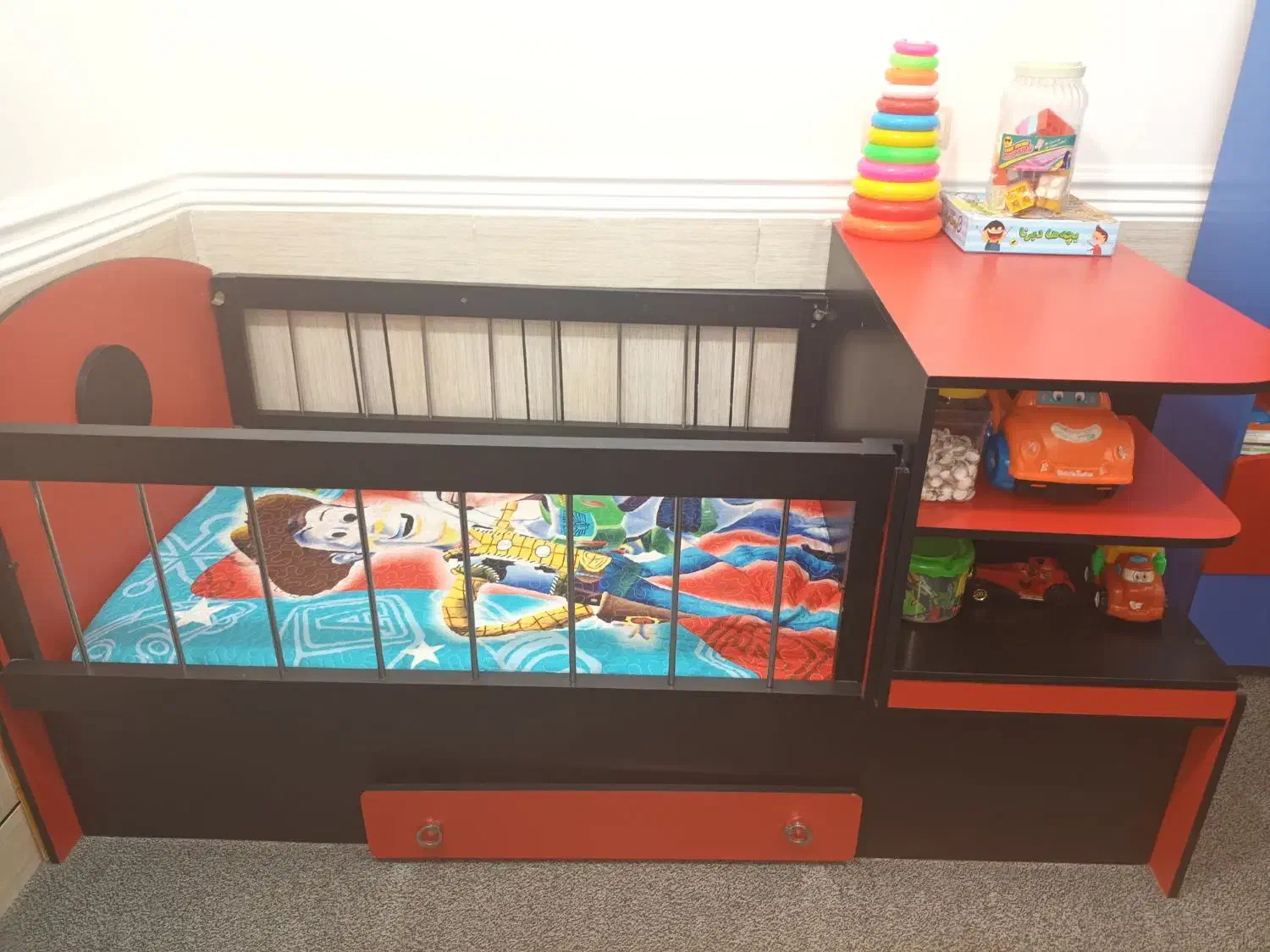 تخت یک نفره.نوجوان|تخت و سرویس خواب|رامهرمز, |دیوار