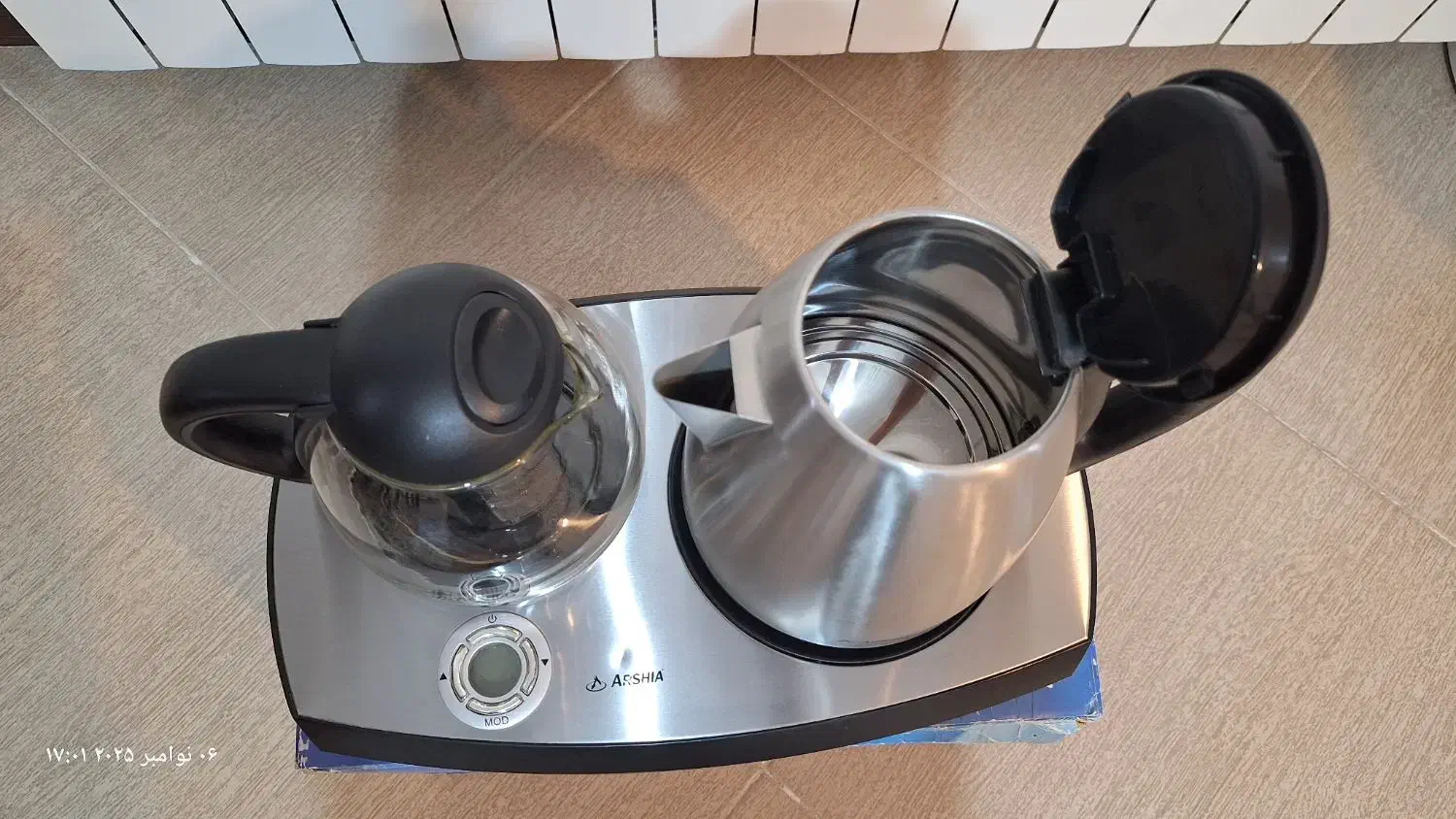 چایی ساز عرشیا|سماور، چای‌ساز، قهوه‌ساز|کرمان, |دیوار