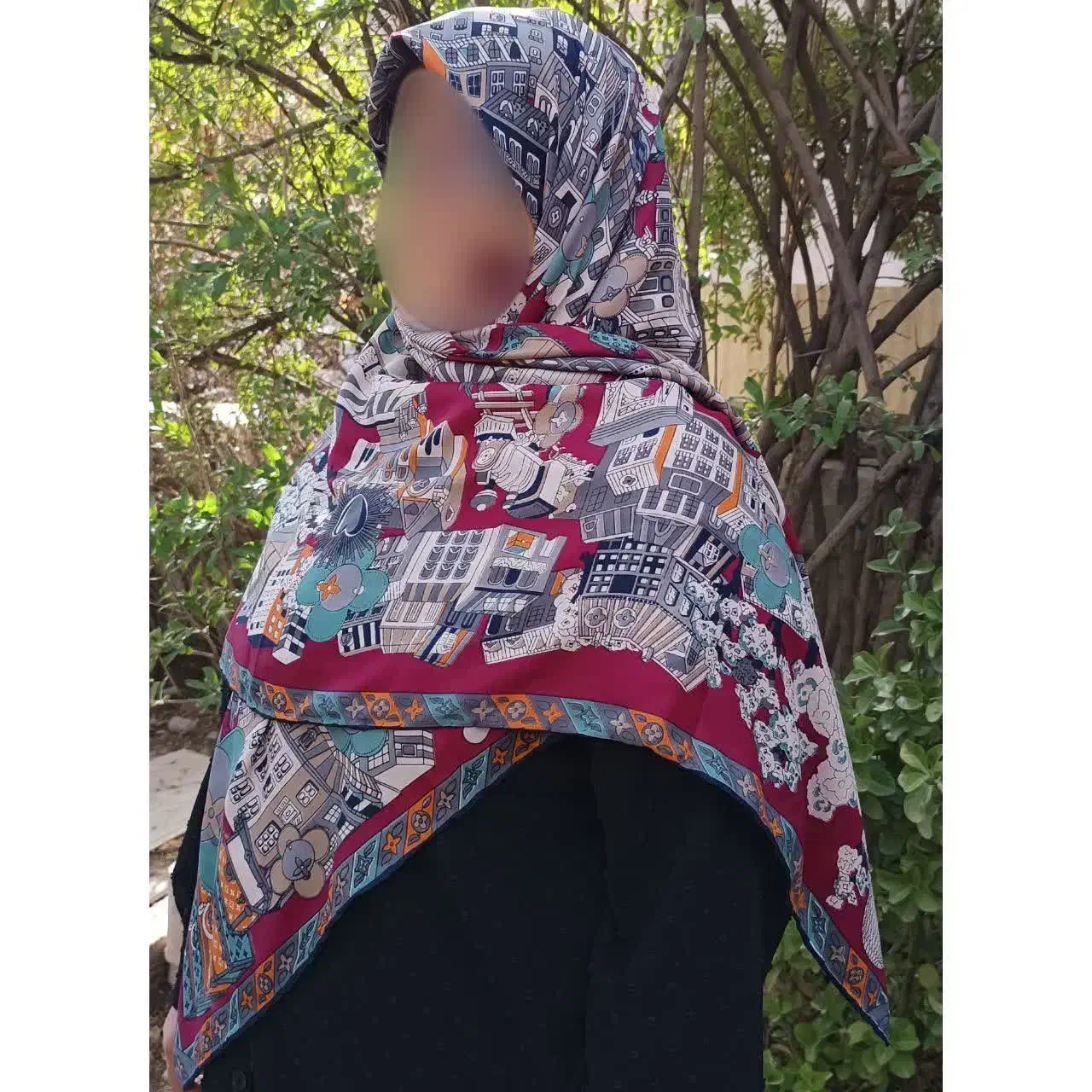 روسری ساتن ابریشم|لباس|کرج, شهرک بنفشه|دیوار