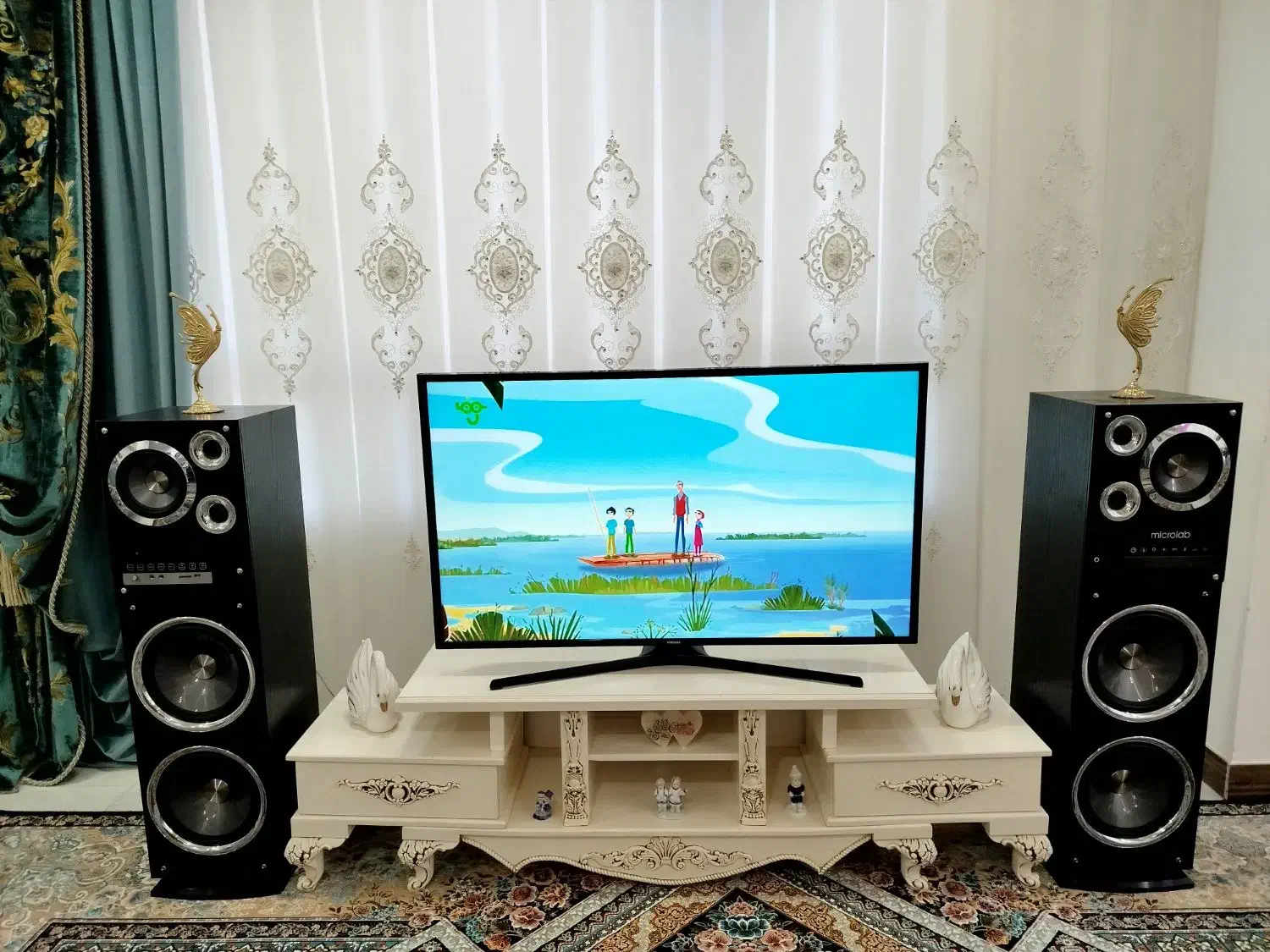 باند میکرولب همراه با میکروفون|سیستم صوتی خانگی|اقبالیه, |دیوار