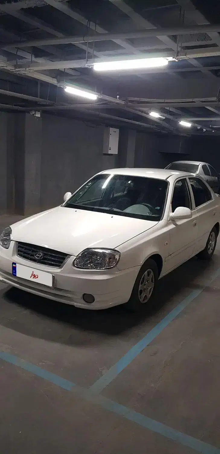 هیوندای ورنا، مدل ۸۳، سفید|خودرو سواری و وانت|کرمان, |دیوار