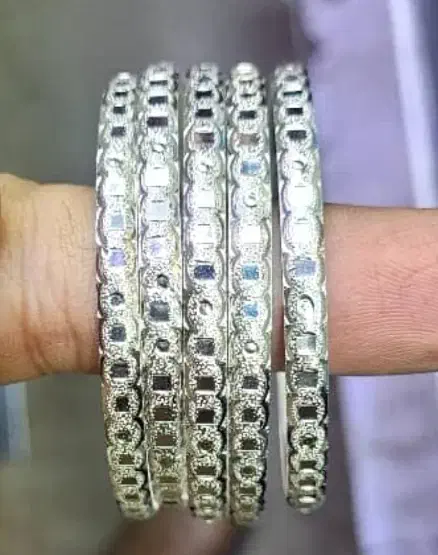 چهار عدد النگو نقره عیار بالا|بدلیجات|یاسوج, |دیوار