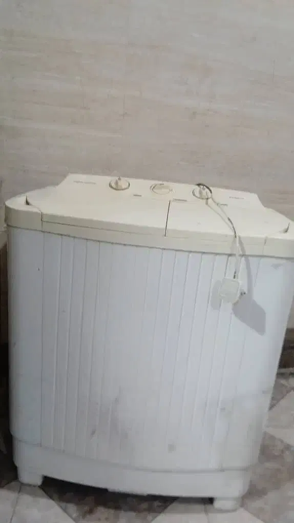 لباسشویی دوقلو 6کیلویی|ماشین لباسشویی و خشک‌کن لباس|بندر ماهشهر, |دیوار