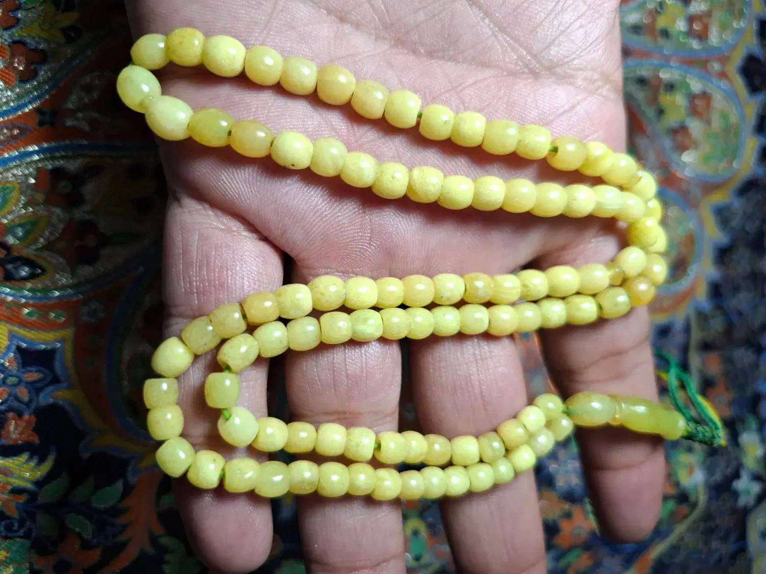 تسبیح شاه مقصود کابلی کهنه|جواهرات|تهران, زمزم|دیوار