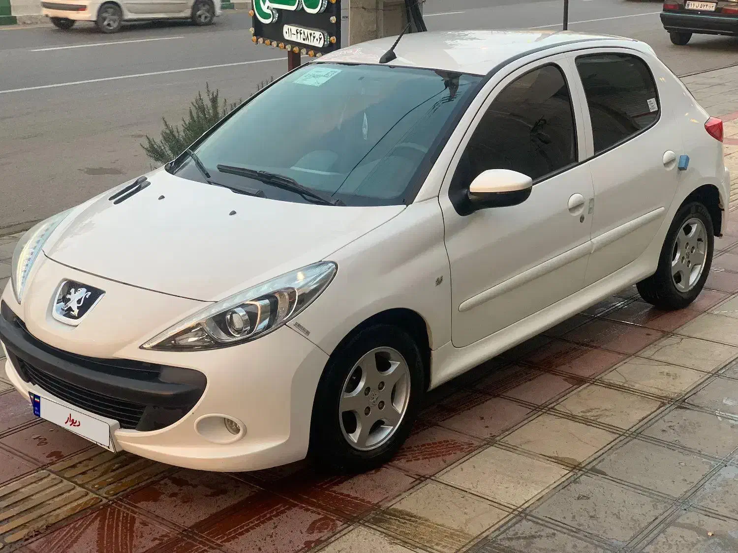 پژ۲۰۷ اتومات سفید مدل۹۶بیرنگ کم کار|خودرو سواری و وانت|چمستان, |دیوار