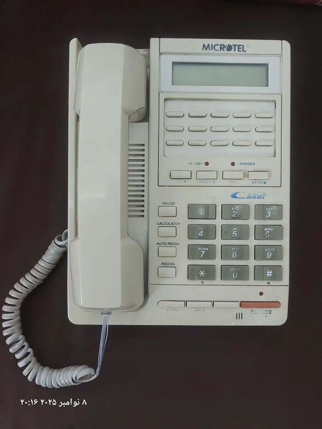 گوشی تلفن ثابت عتیقه قدیمی میکروتل|تلفن رومیزی|اردبیل, |دیوار