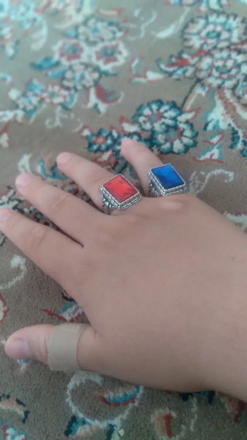 دوعدد انگشتر نقره|جواهرات|شاهرود, |دیوار