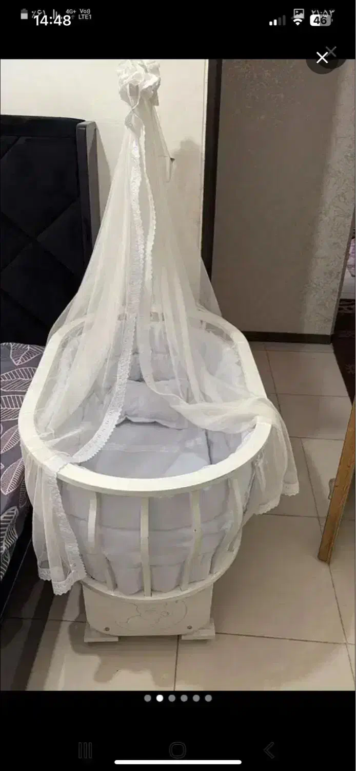 تخت کنار مادر|تخت و صندلی بچه|تهران, امیر بهادر|دیوار