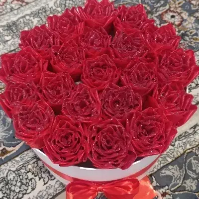 گل روبانی|گل مصنوعی|پرند, فاز ۲|دیوار