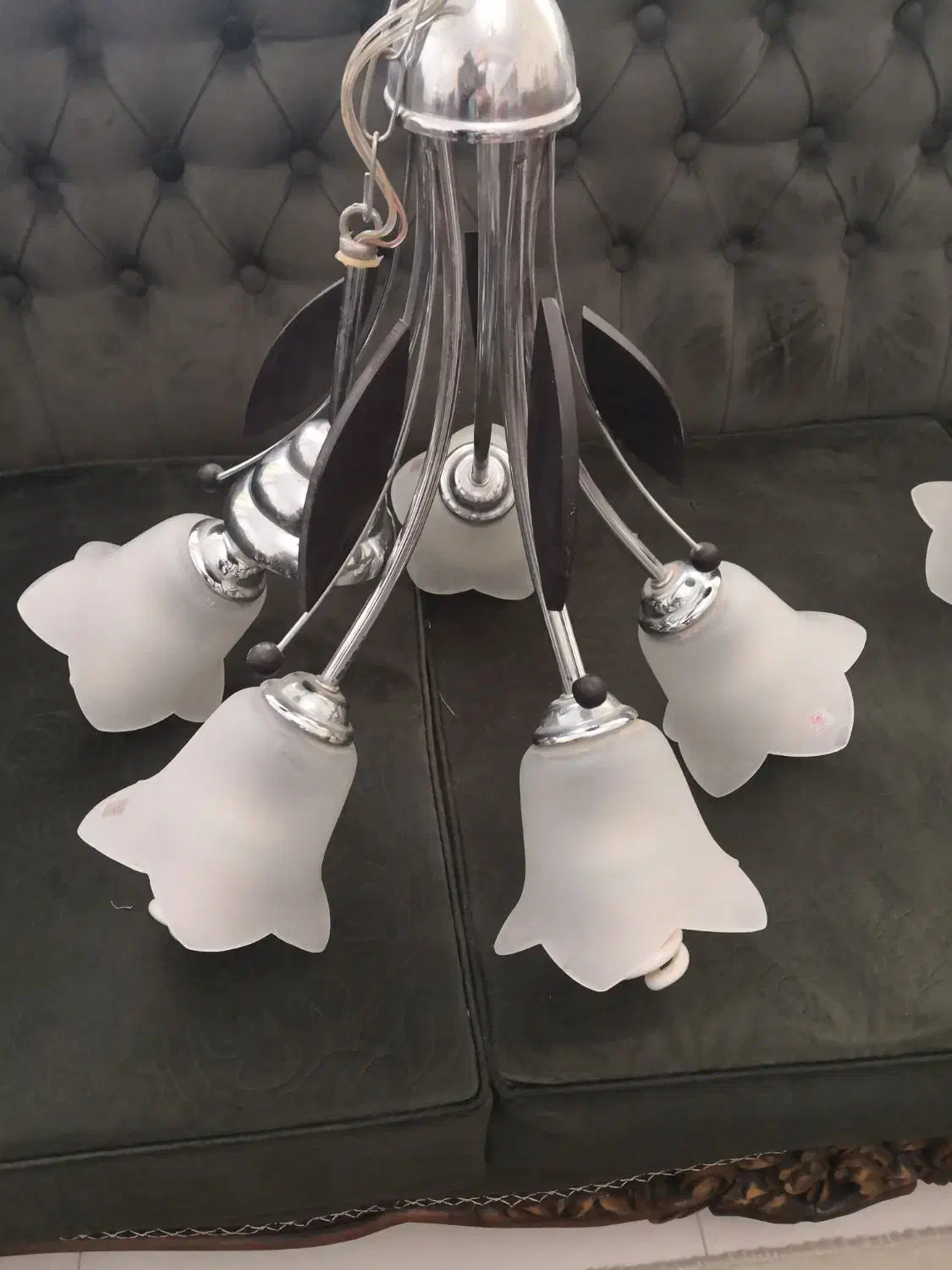 لوستر|لوستر و چراغ آویز|پرند, فاز ۵|دیوار