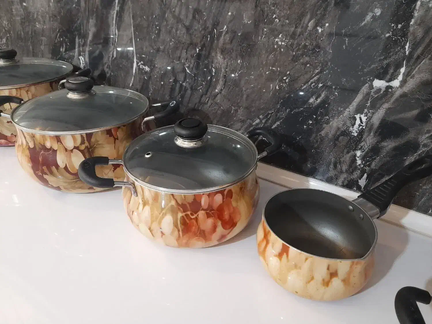 قابلمه ۸ پارچه تفلون|ظروف پخت‌وپز|مشهد, الهیه|دیوار