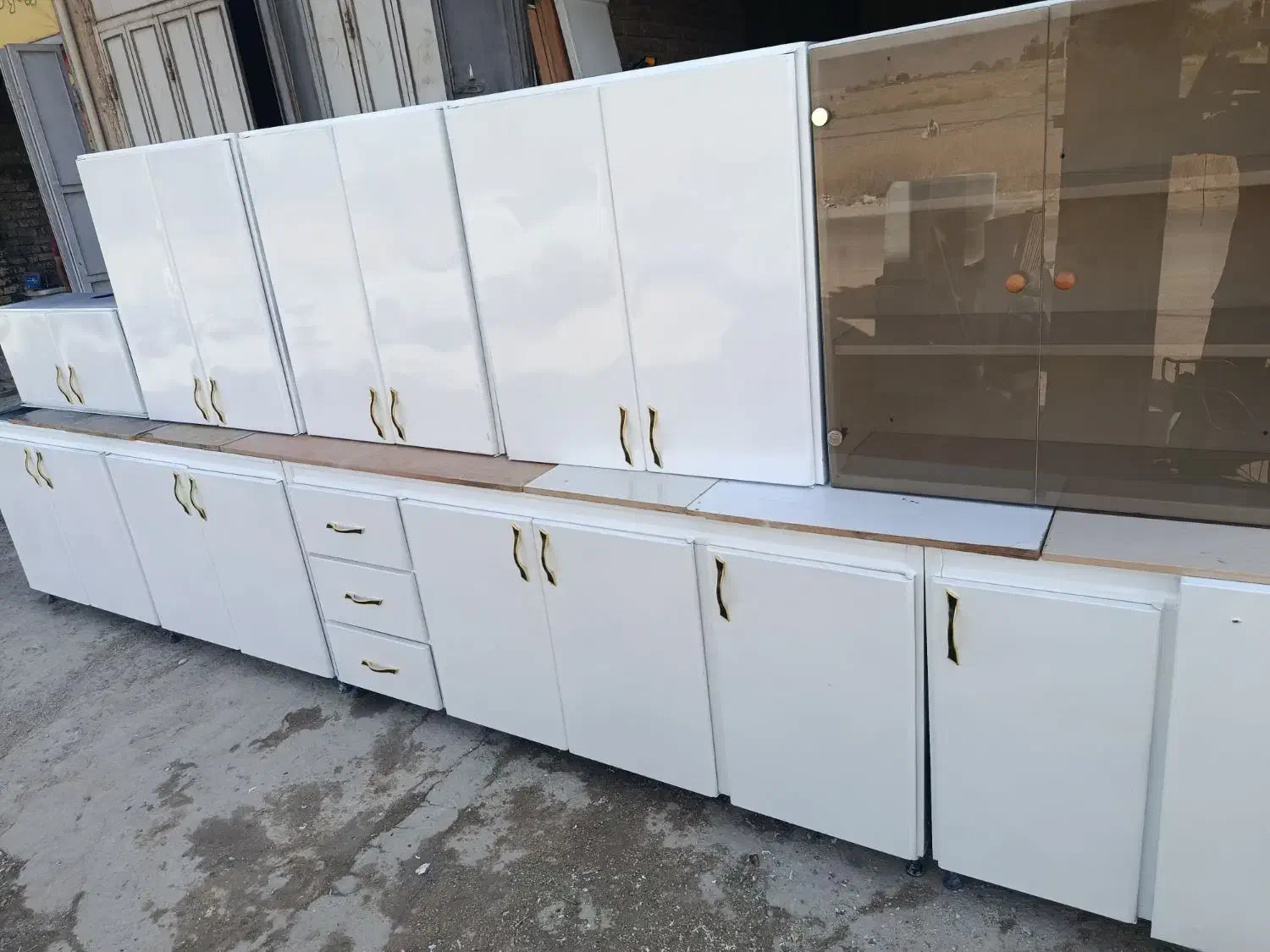 9متر کابینت فلزی دست دوم نو عرض 60ورق 70درحدصفر|مصالح و تجهیزات ساختمان|شیراز, ماه فیروزان|دیوار