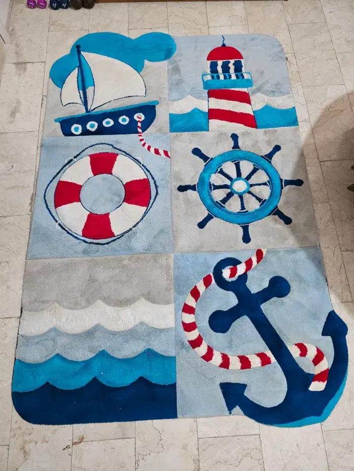 فرش طرح کشتی و دریا|فرش|رشت, گلسار|دیوار