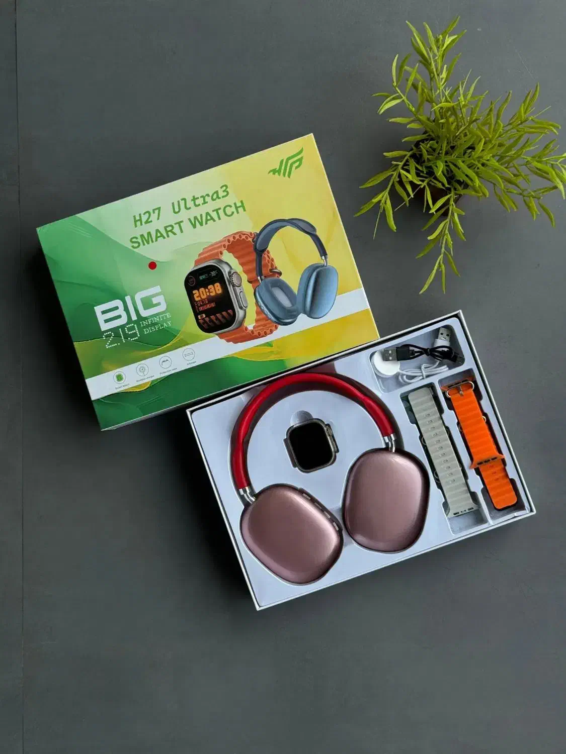 ساعت هوشمند H27 ULTRA3 به همراه هدفون طرح P9|ساعت|شیراز, زند|دیوار
