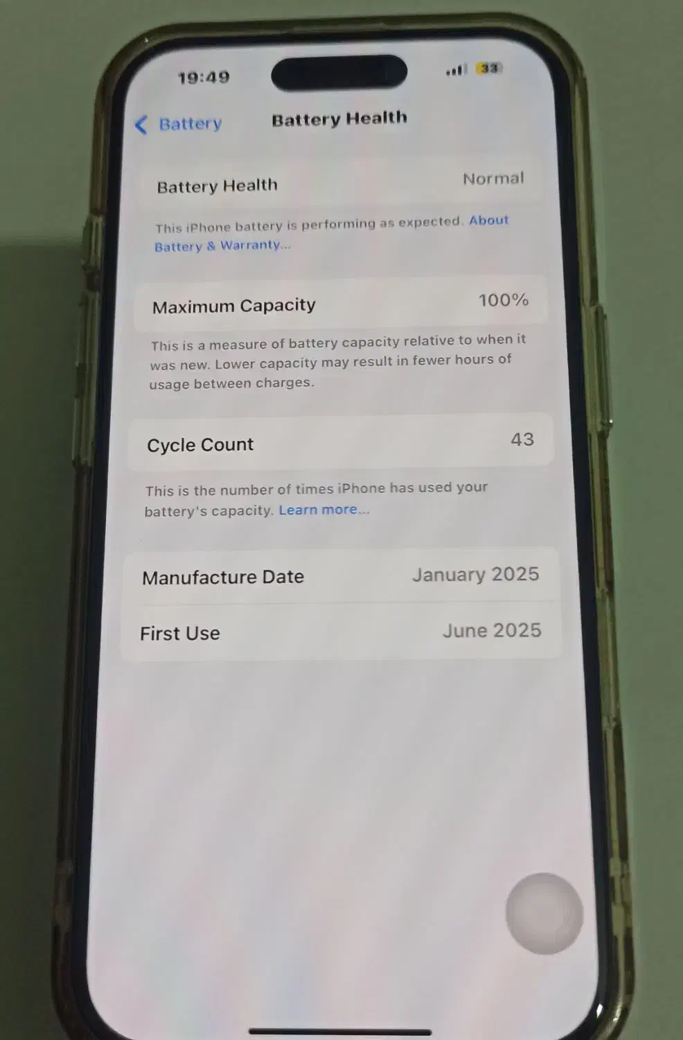 گوشی آیفون16نرمال|موبایل|زنجان, |دیوار