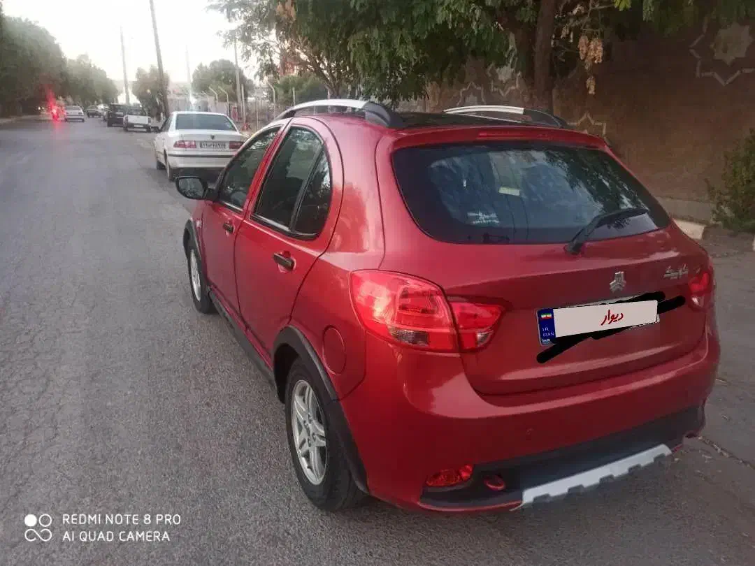 کوییک Rقرمز مشکی|خودرو سواری و وانت|دزفول, |دیوار